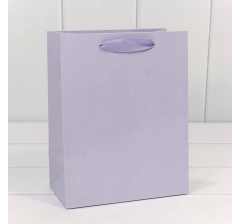 Пакет подарочный "Элегант" Сиреневый 18*23*10 230г 1/20 1/160