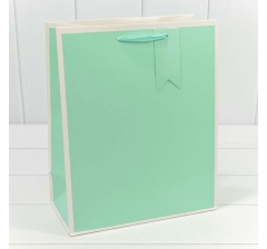 Пакет подарочный Однотонный в рамке (микс) 26*32*13 210г 1/20 1/240