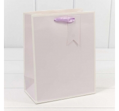 Пакет подарочный Однотонный в рамке (микс) 18*23*10 210г 1/20 1/480