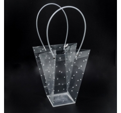 Пакет пластиковый "Ваза для цветов" Белый 24*26*11 1/10 1/200