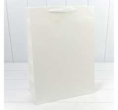 Пакет подарочный Крафт Белый 32*45*15 180г 1/10 1/80