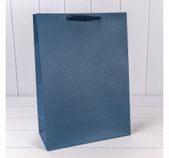 Пакет подарочный Крафт Синий 32*45*15 180г 1/10 1/80