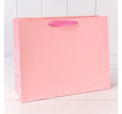 Пакет подарочный Крафт Розовый 32*26*13 180г 1/10 1/240