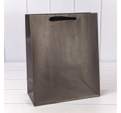 Пакет подарочный Крафт Чёрный 26*32*13 180г 1/10 1/240