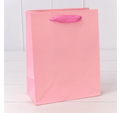 Пакет подарочный Крафт Розовый 18*23*10 180г 1/10 1/360