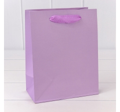 Пакет подарочный Крафт Сиреневый 18*23*10 180г 1/10 1/360