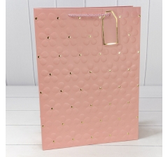 Пакет подарочный с тиснением "Цветочки" (микс) 26*32*12 210г 1/20 1/240