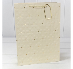 Пакет подарочный с тиснением "Цветочки" (микс) 26*32*12 210г 1/20 1/240