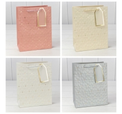 Пакет подарочный с тиснением "Цветочки" (микс 2) 18*23*10 210г 1/20 1/360