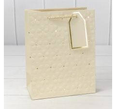 Пакет подарочный с тиснением "Цветочки" (микс 2) 18*23*10 210г 1/20 1/360