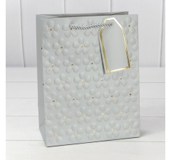 Пакет подарочный с тиснением "Цветочки" (микс 2) 18*23*10 210г 1/20 1/360