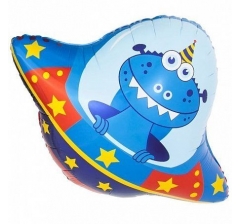 Шар (34''/86 см) Фигура, Космический путешественник (НЛО)