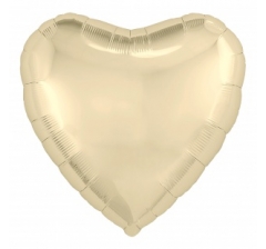 Шар (19''/48 см) Сердце, Шампань