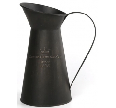 Декоративное кашпо-кувшин 21X14,5X24/27 TD:12СМ (матов.финиш), металл