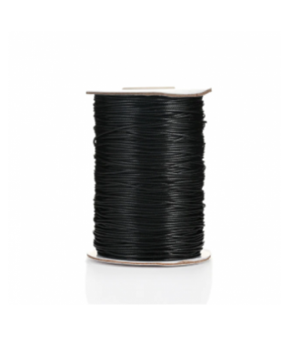 Шнур вощеный 1 мм/100 ярдов, черный