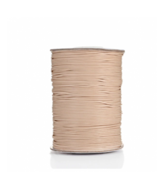 Шнур вощеный 1 мм/100 ярдов, бежевый