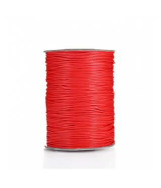 Шнур вощеный 1 мм/100 ярдов, красный