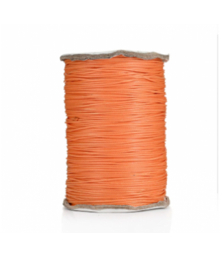 Шнур вощеный 1 мм/100 ярдов, оранжевый