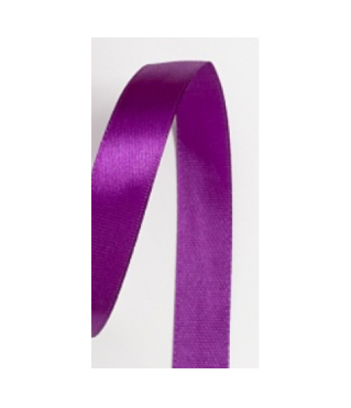 Лента атласная 1,5 см*25 ярд темно-фиолетовый 035