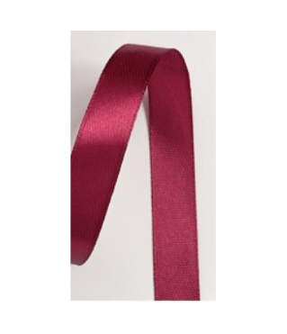 Лента атласная 1,5 см*25 ярд бордовый №037