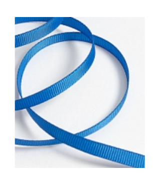 Лента репсовая 0,6 см/20 ярдов, синий 40