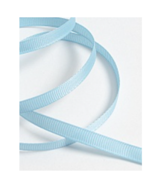 Лента репсовая 0,6 см/20 ярдов, голубой 97