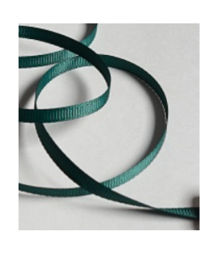 Лента репсовая 0,6 см/20 ярдов, темно-зеленый 49