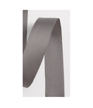 Лента репсовая 2,5 см/20 ярдов, темно-серый 180