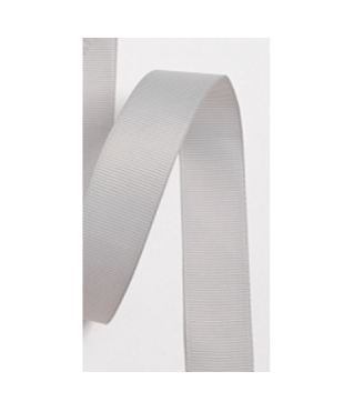 Лента репсовая 2,5 см/20 ярдов, серый 200