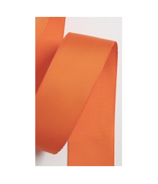 Лента репсовая 4 см/20 ярдов, темно-оранжевый 144