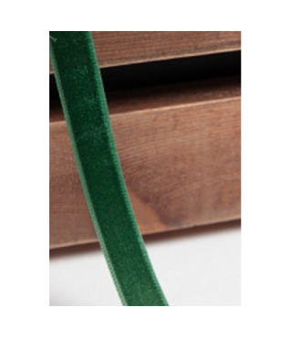 Лента бархатная 1 см*50 ярд (SF-2323) темно-зеленый