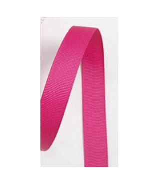Лента репсовая 1,5 см*20 ярд "1 сорт" (фукси №27)