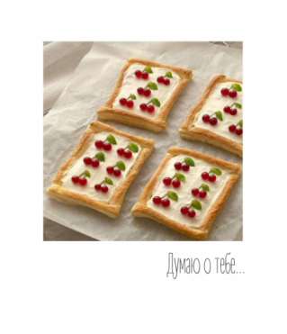 Открытка "Полароид" 11*9 см, дизайн 144