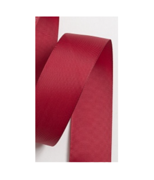 Лента репсовая 4 см*20 ярд, бордовый 37