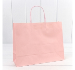 Пакет подарочный Крафт Персиковый 31,5*25*11,5см 120г 1/20 1/120