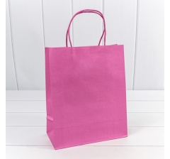 Пакет подарочный Крафт Лиловый 22*27*11см 120г 1/20 1/120