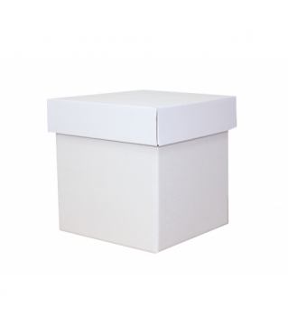 Коробка из МГК 240*240*260 мм, белый ламинированный