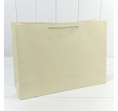 Пакет подарочный "Фактура" Бежевый 45*32*15 210г 1/20 1/120