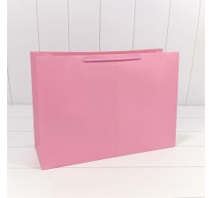 Пакет подарочный "Фактура" Розовый 45*32*15 210г 1/20 1/120