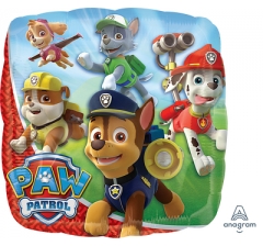 Шар, квадрат  "PAW PATROL" 17"/43 СМ