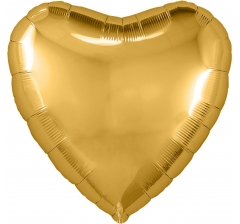 Шар (18"/46 см) Сердце, Gold 5, 1шт; Grabo.