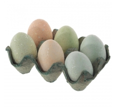 Набор из шести украшений Пасхальное яйцо