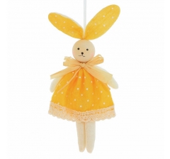 Подвесная мягкая игрушка Зайка в платье