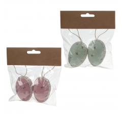 Набор из 2-х украшений Яйцо пасхальное, 2 вида