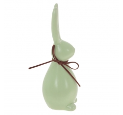 Фигурка фарфоровая Кролик зеленый