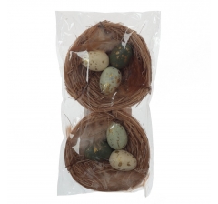 Набор из двух украшений Гнездо пасхальное