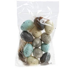 Набор из 12-ти украшений Пасхальное яйцо, L11 W3 H17 см