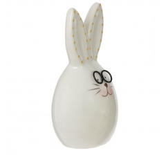 Фигурка Заяц в очках, L8,5 W7 H15 см