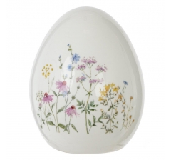 Фигурка Пасхальное яйцо с цветами, L7 W7 H8 см