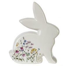 Фигурка Заяц цветочный, L11 W3,5 H12,5 см